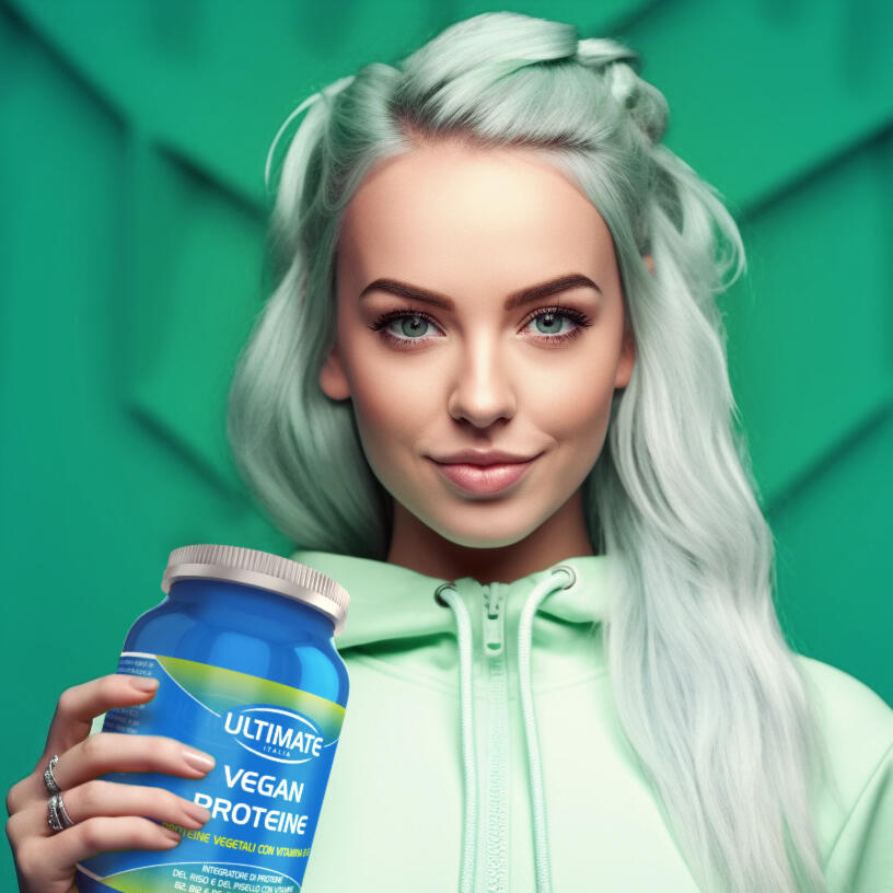 Integratore alimentare - VEGAN PROTEINE FRAGOLA - 450g 7/7