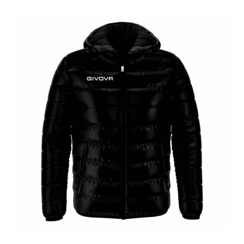 Chaquetón acolchado fútbol Givova Olanda negro