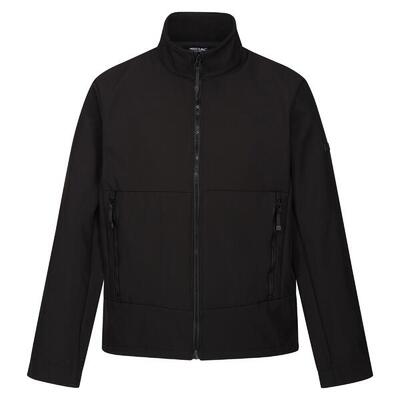 Heren dendrick soft shell jas (zwart)