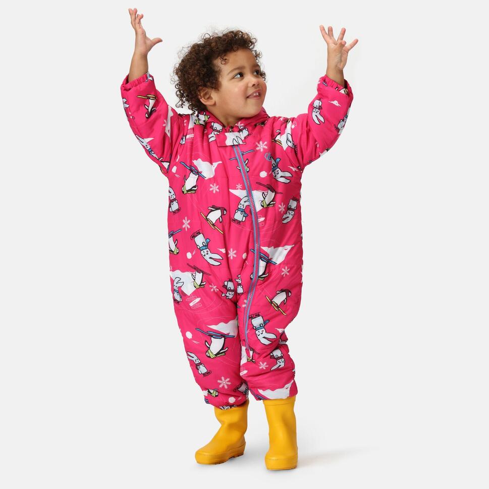Uniseks Baby Skipakken Meisjes met Capuchon 2 PCS Sneeuwpak Winter Kind Waterdicht Skipak voor Meisjes Donsjack en Skibroek 12-18 Maanden