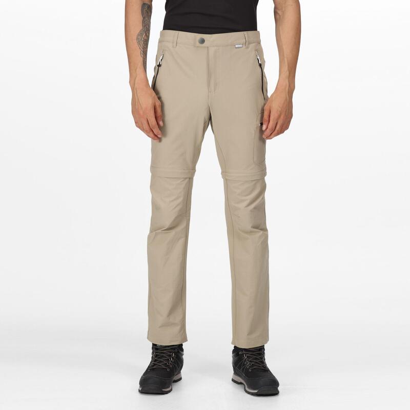 Highton Zip Off Pantalon de randonnée pour homme - Beige