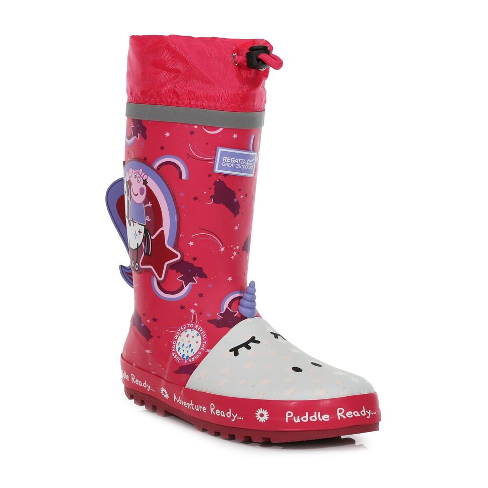 Dziecięce kalosze Peppa Puddle bordowe