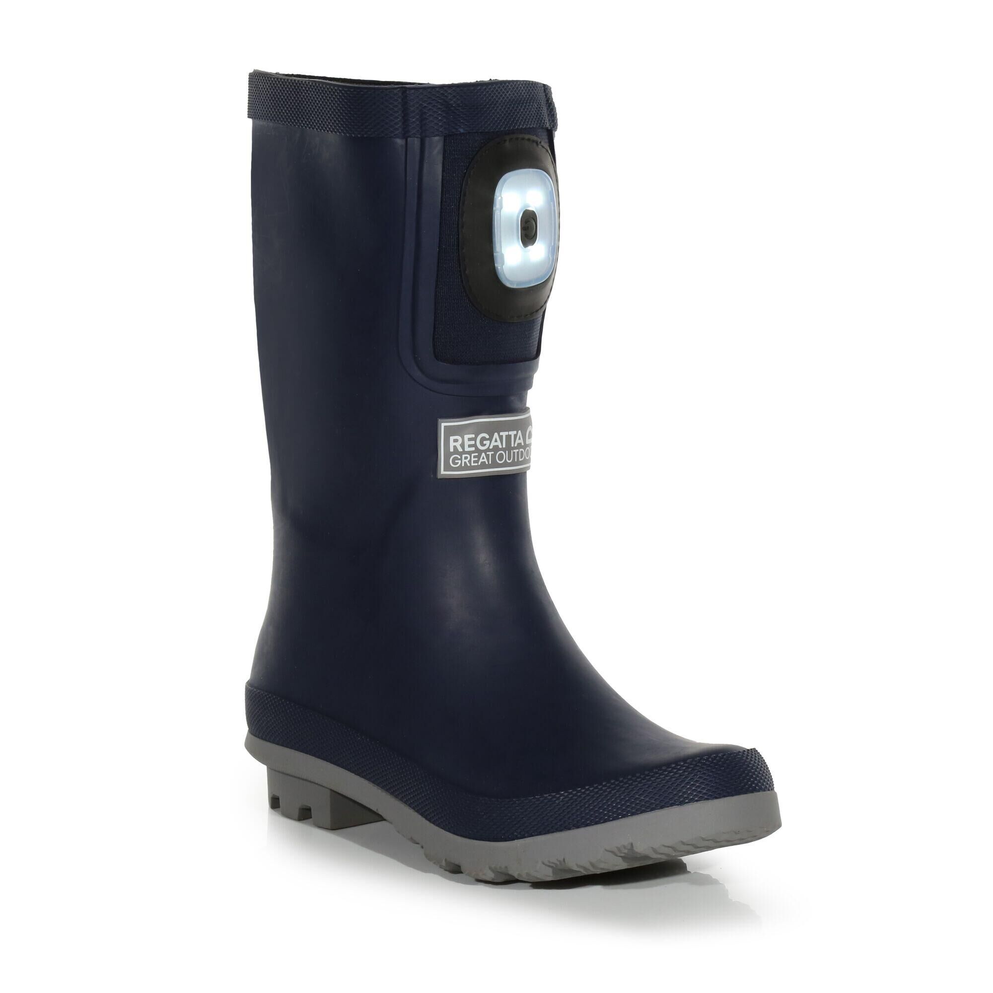 REGATTA Fairweather Shine Kids Walking Wellington Boots