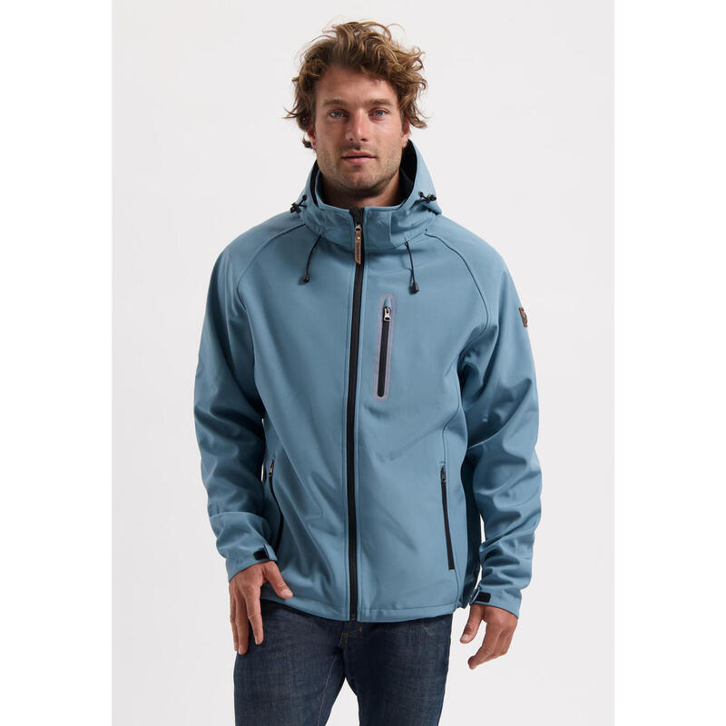 Softshell-Wanderjacke mit Reißverschluss - Herren - Tage