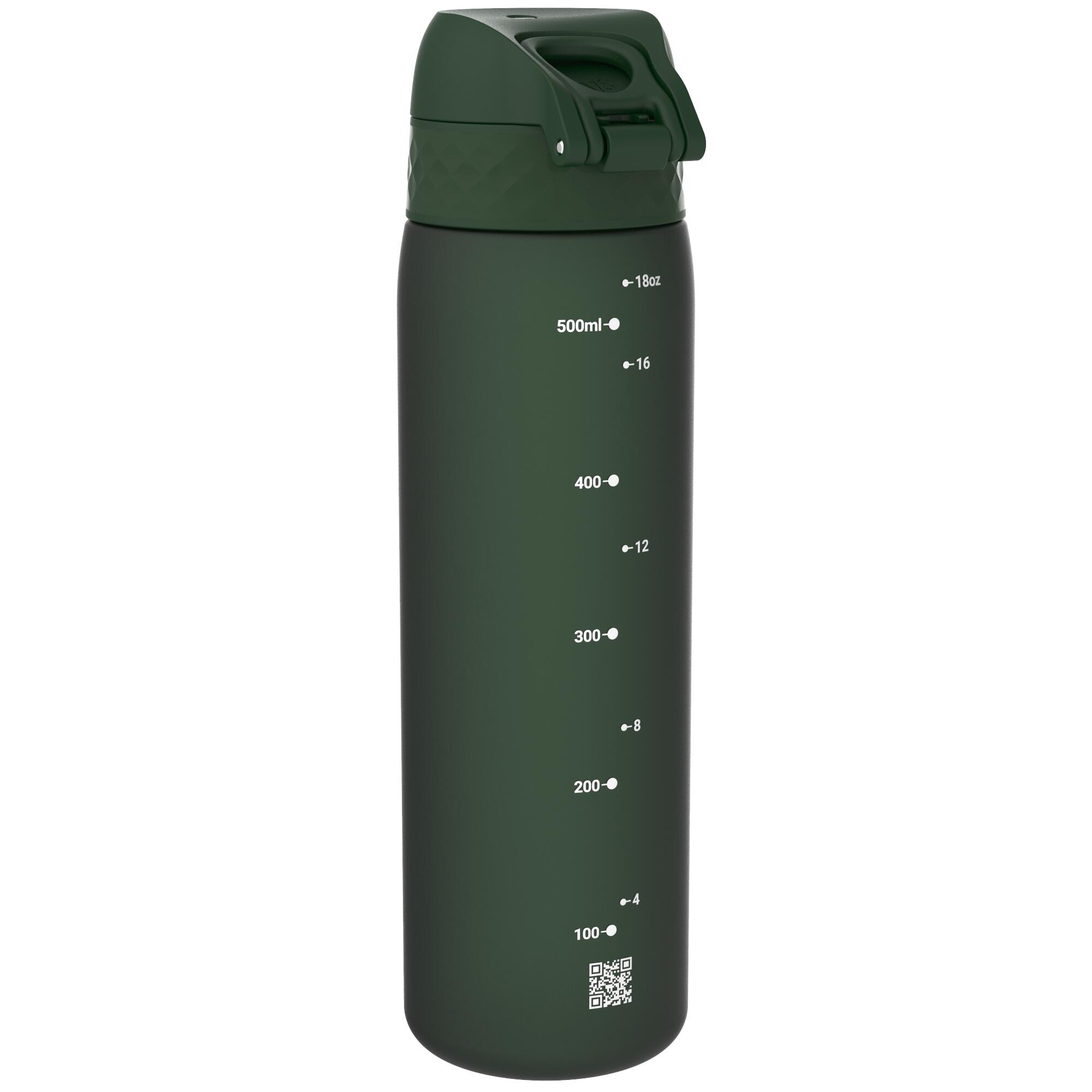 Bidon na wodę ION8 500ml z atestem PZH – szczelny, lekki, bez BPA 4/8