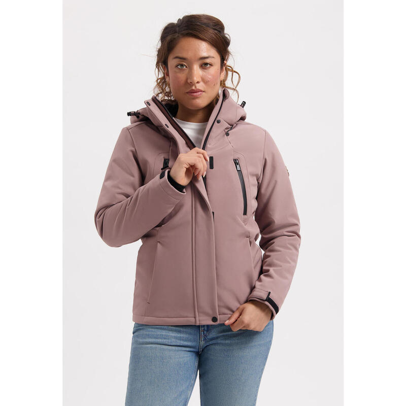 Softshell jas voor wandelen - Met ritssluiting - Dames - Lena