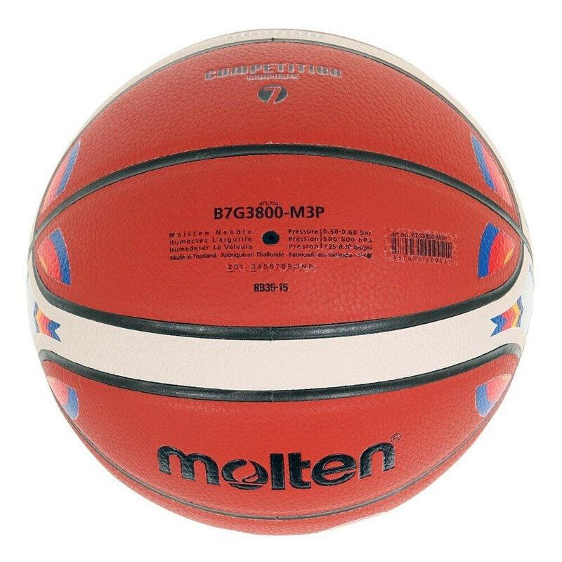 Minge baschet Molten B7G3800 FIBA WORLD CUP, aprobata FIBA, marime 7