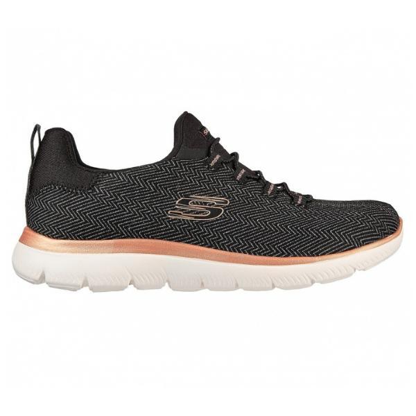 Calçado de Caminhada Mulher SKECHERS Summits-DAZZLING ME. Preto