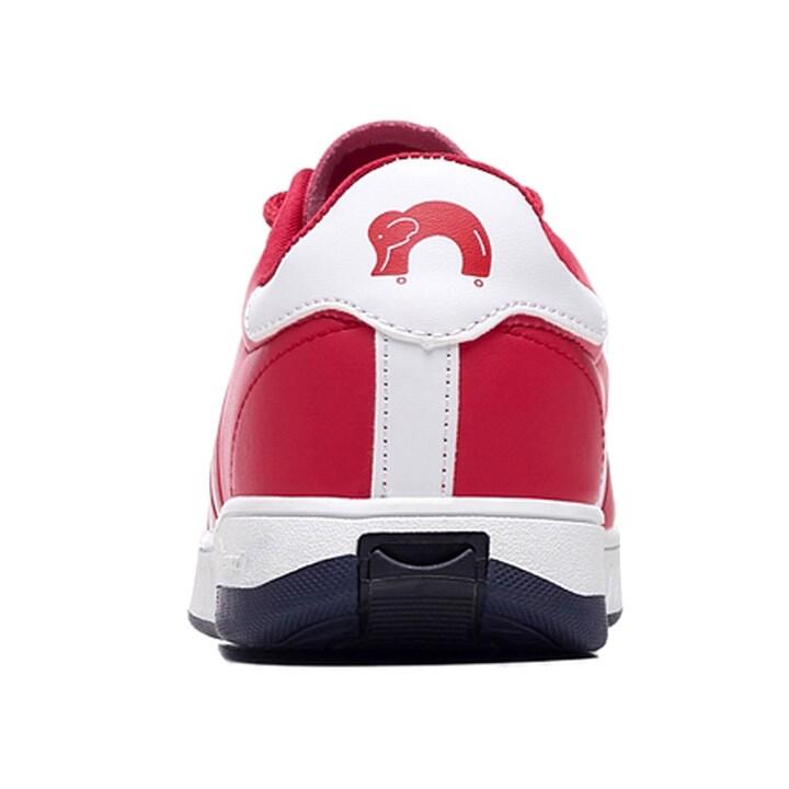 Aurora - Red/White Wheel Heeled Shoe