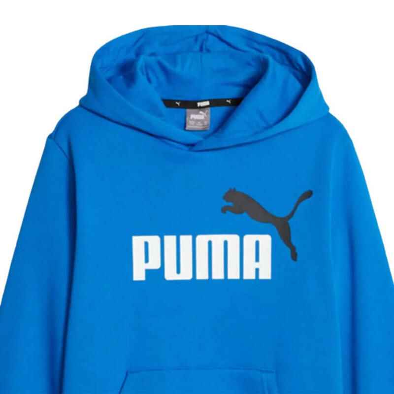 Sudadera Niño con Capucha PUMA ESS+ 2 Col Big Logo. Blue 586987 48