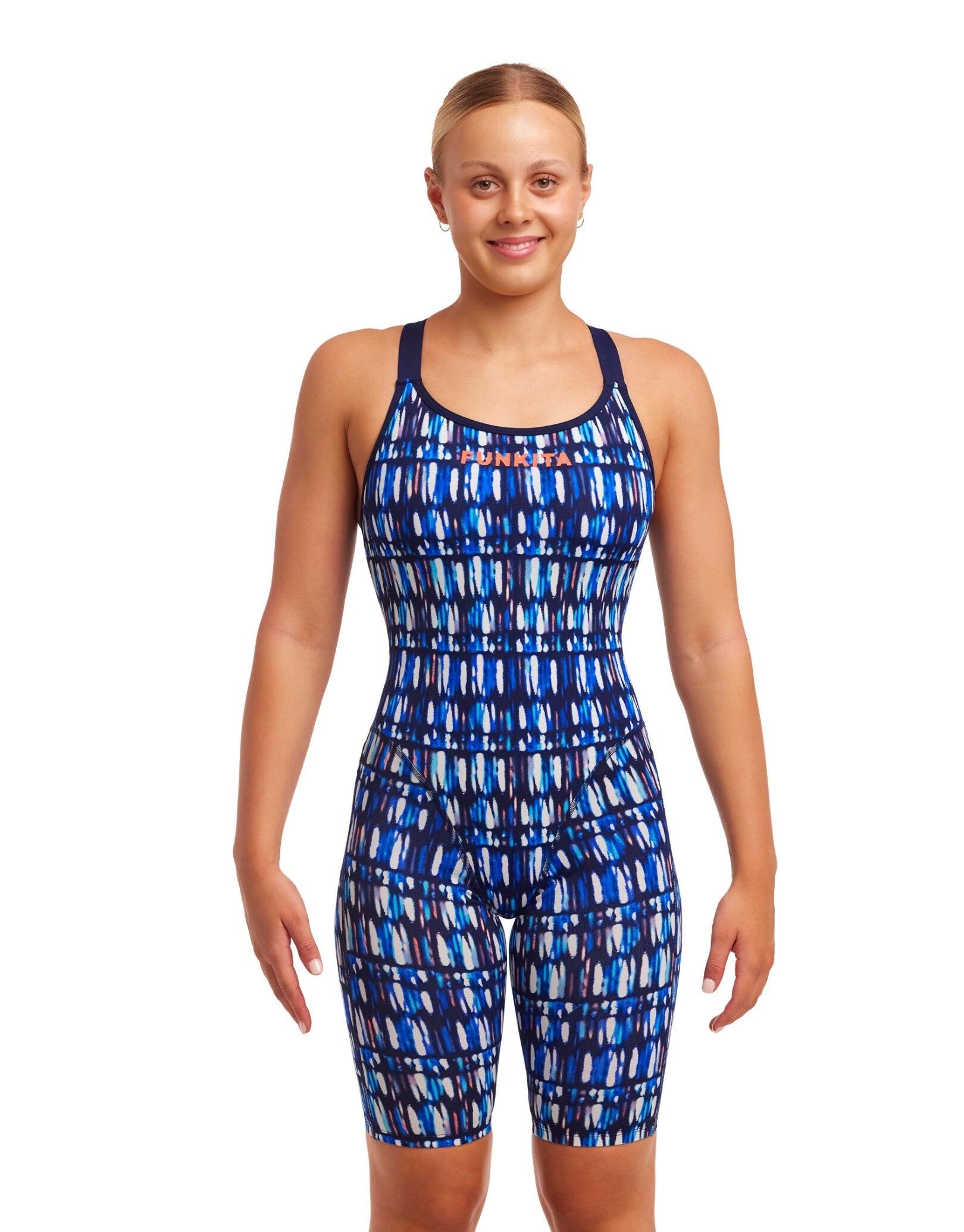 FUNKITA Funkita Perfect Teeth Fast Legs Legsuit - Blue