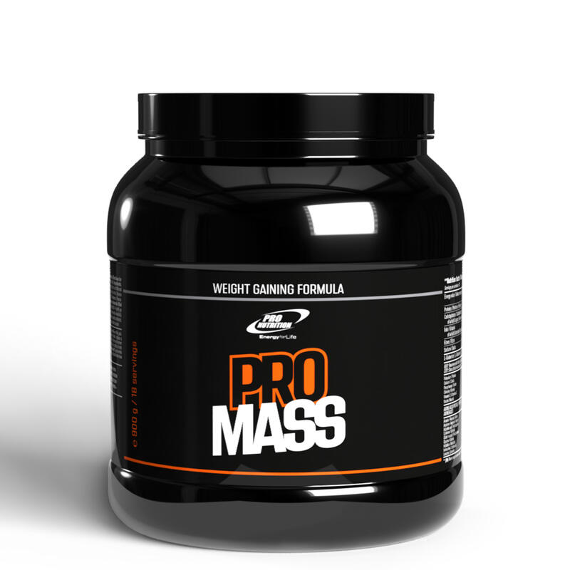Gainer pentru creșterea masei musculare, Pro Mass Vanilie 900g