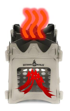 Titan Hobo V2 Pro mit Spiritusbrenner Einsatz 3/7