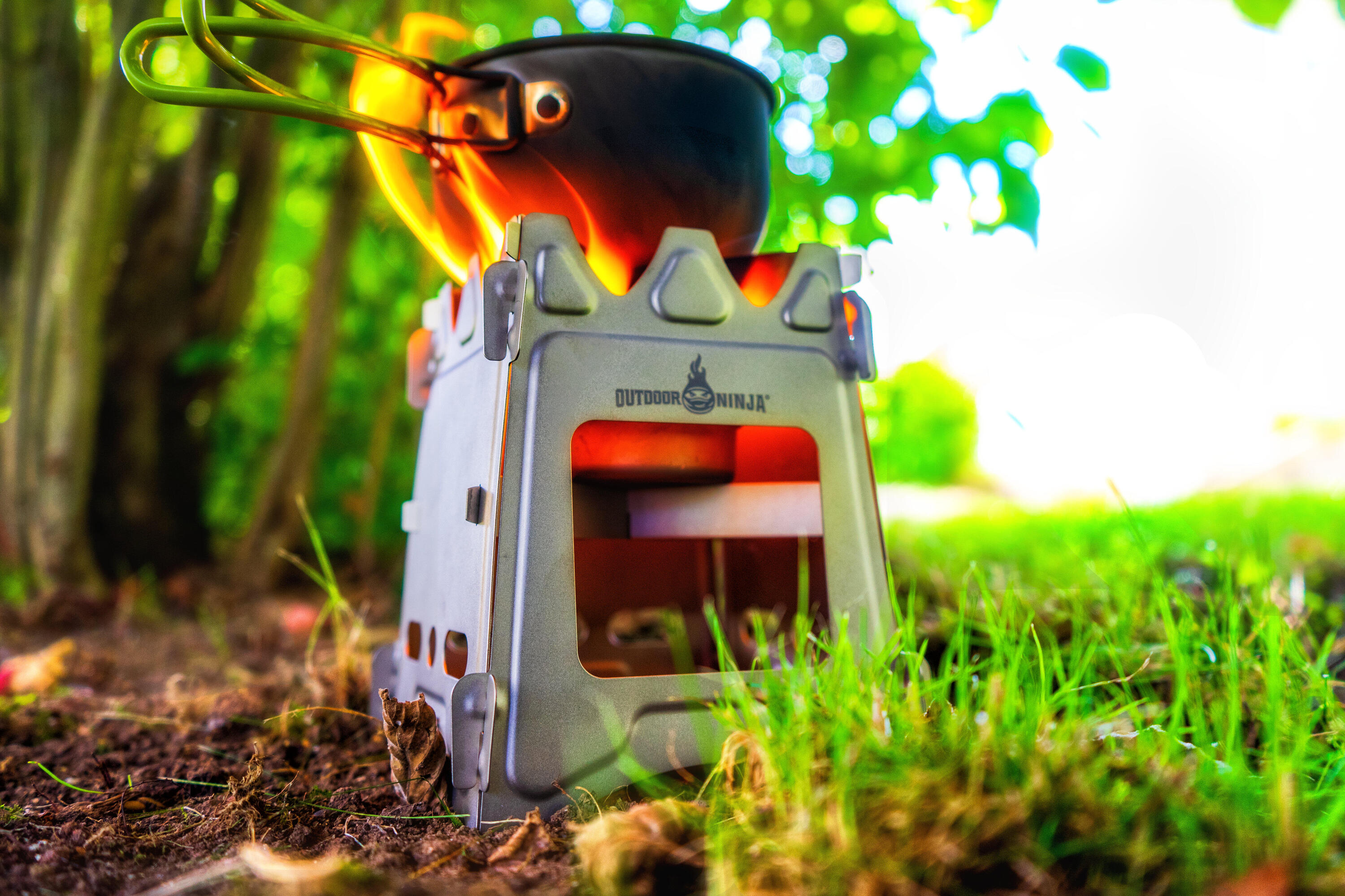 Titan Hobo V2 Pro mit Spiritusbrenner Einsatz 6/7