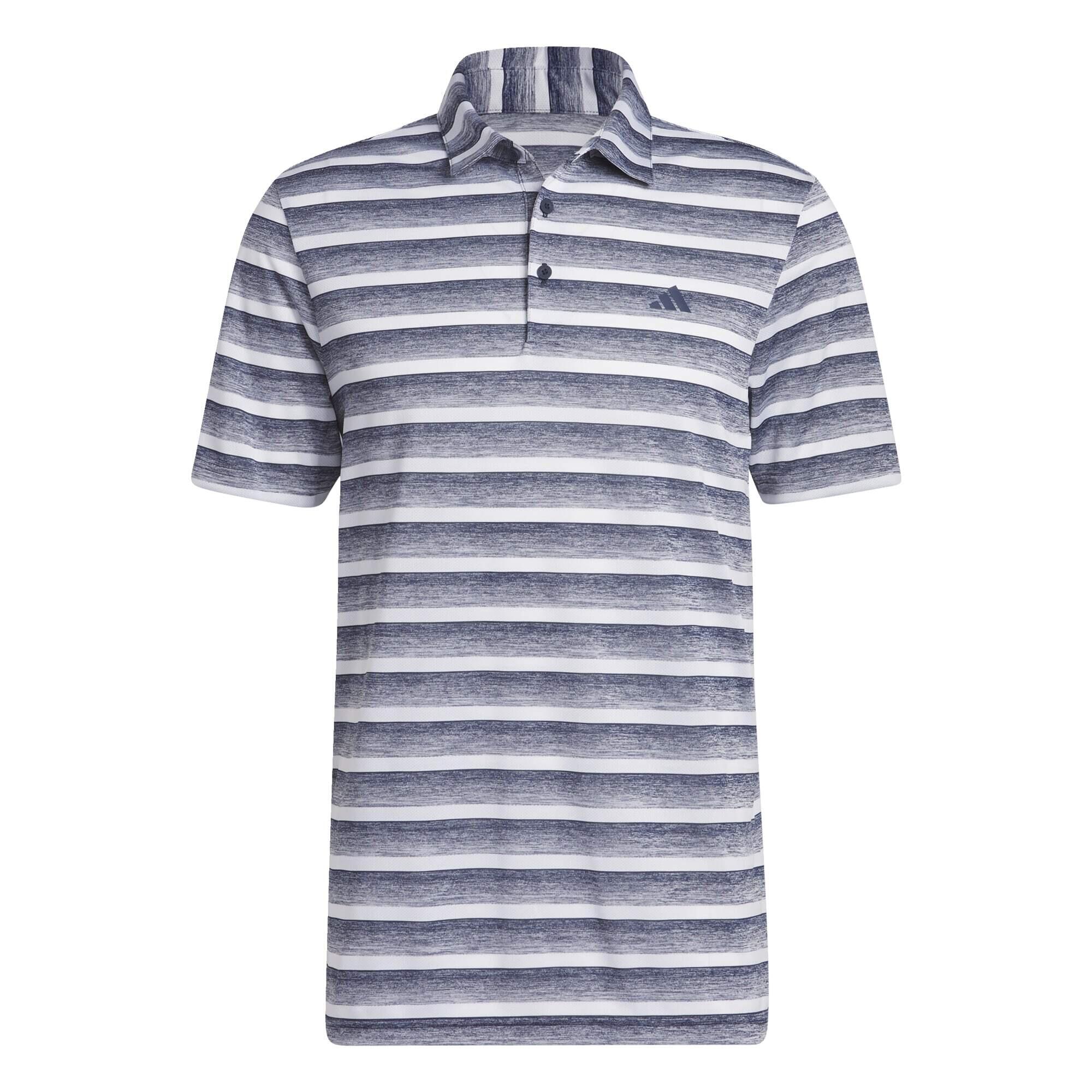 Two-Color Striped Golf Polo Shirt 2/5