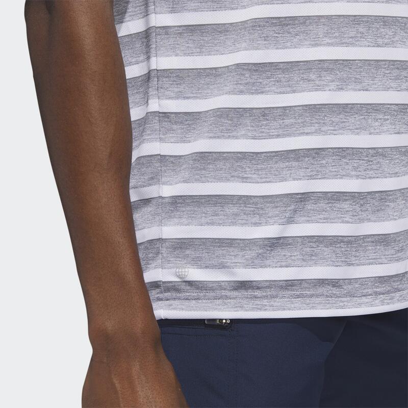 Two-Color Stripe Poloshirt