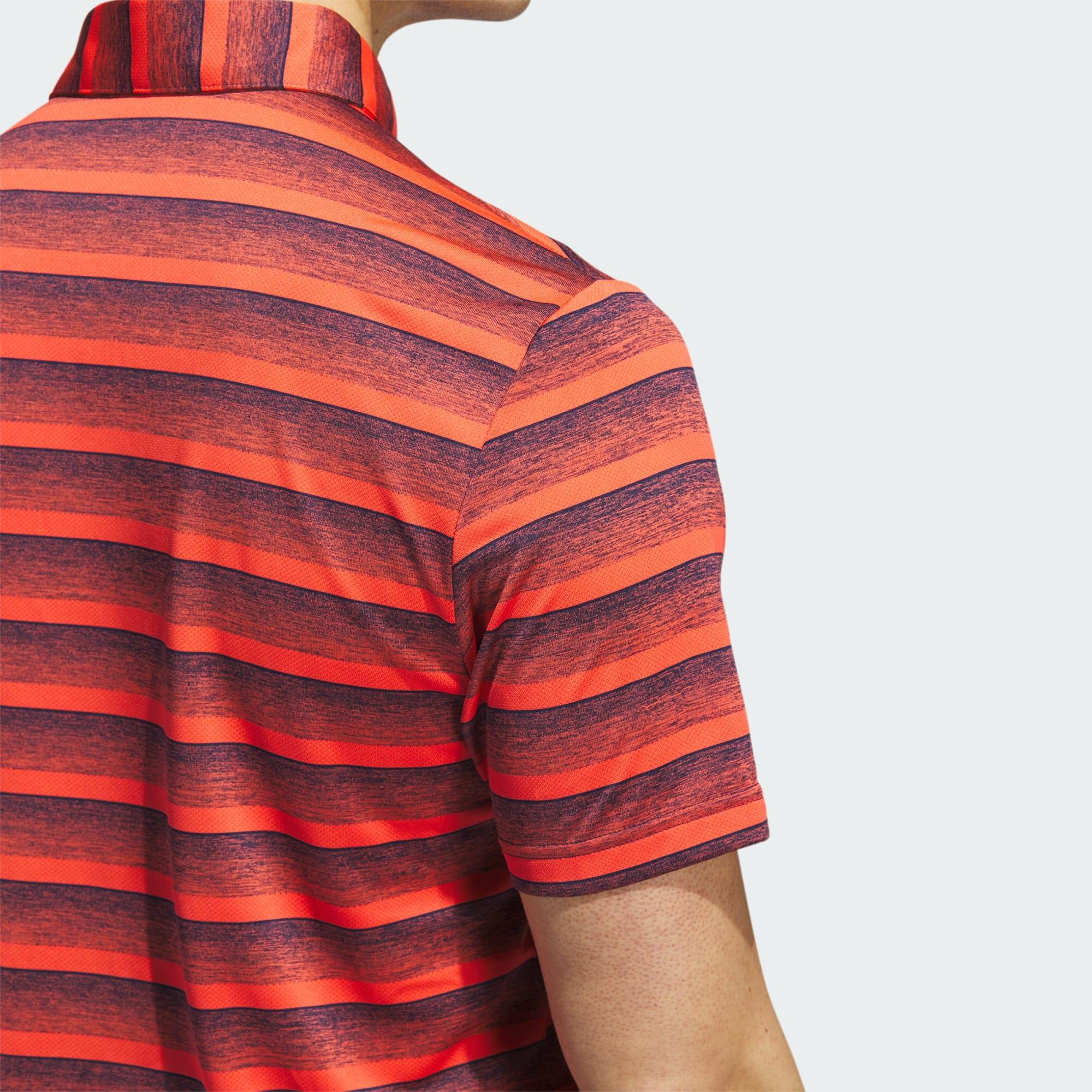 Two-Color Striped Golf Polo Shirt 5/5