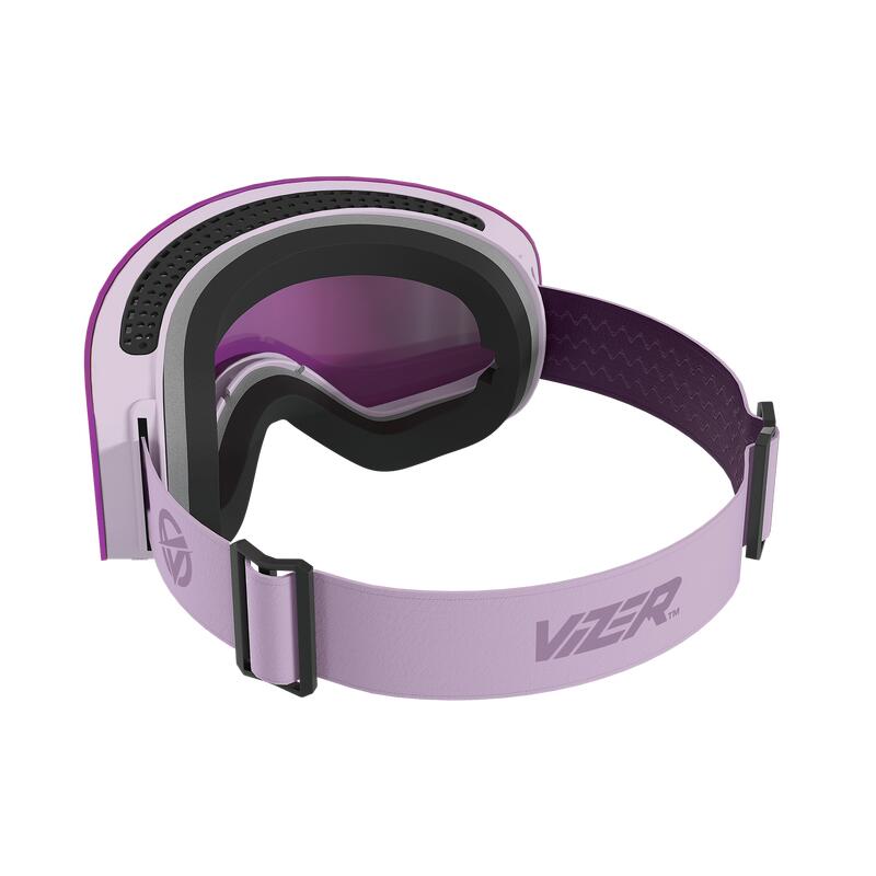 Vizer masque de ski Lavender Slopester - anti-buée - lentille violette