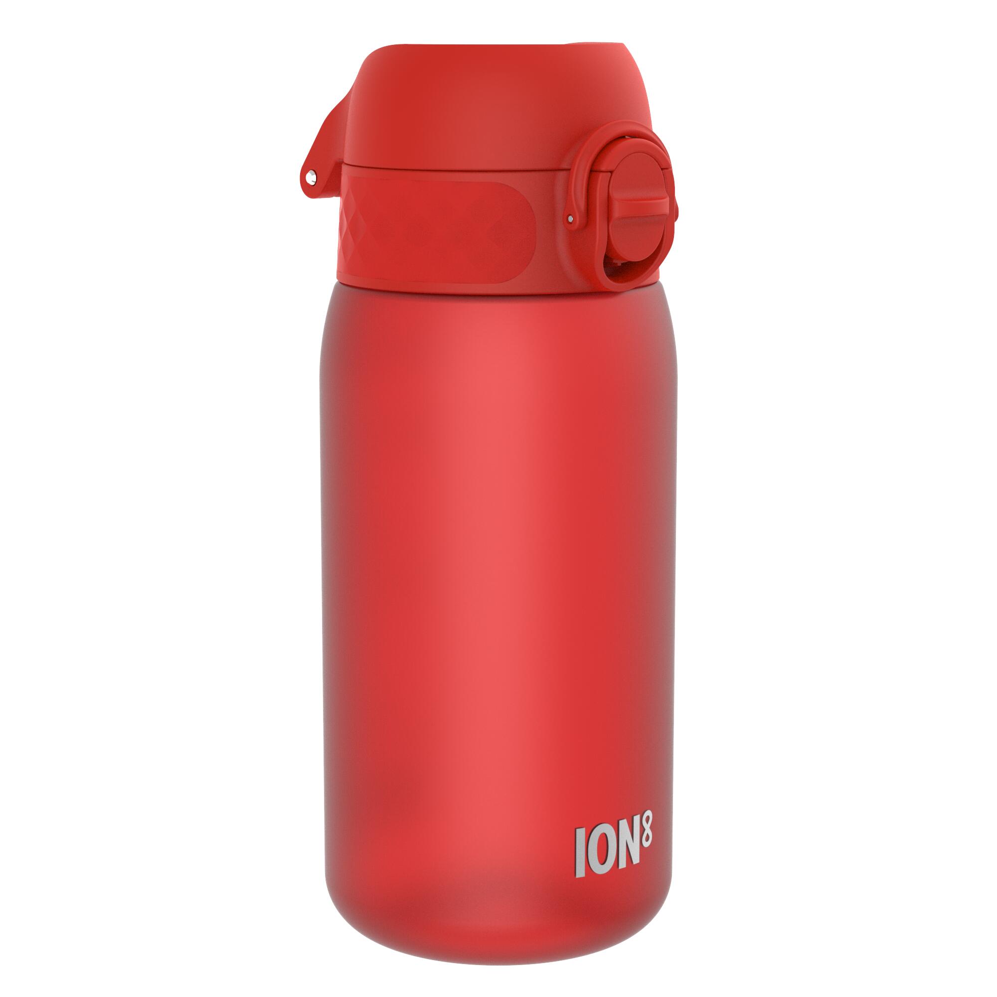 ION8 Leak Proof Kids Water Bottle, Recyclon™, Red, 350ml (12oz)