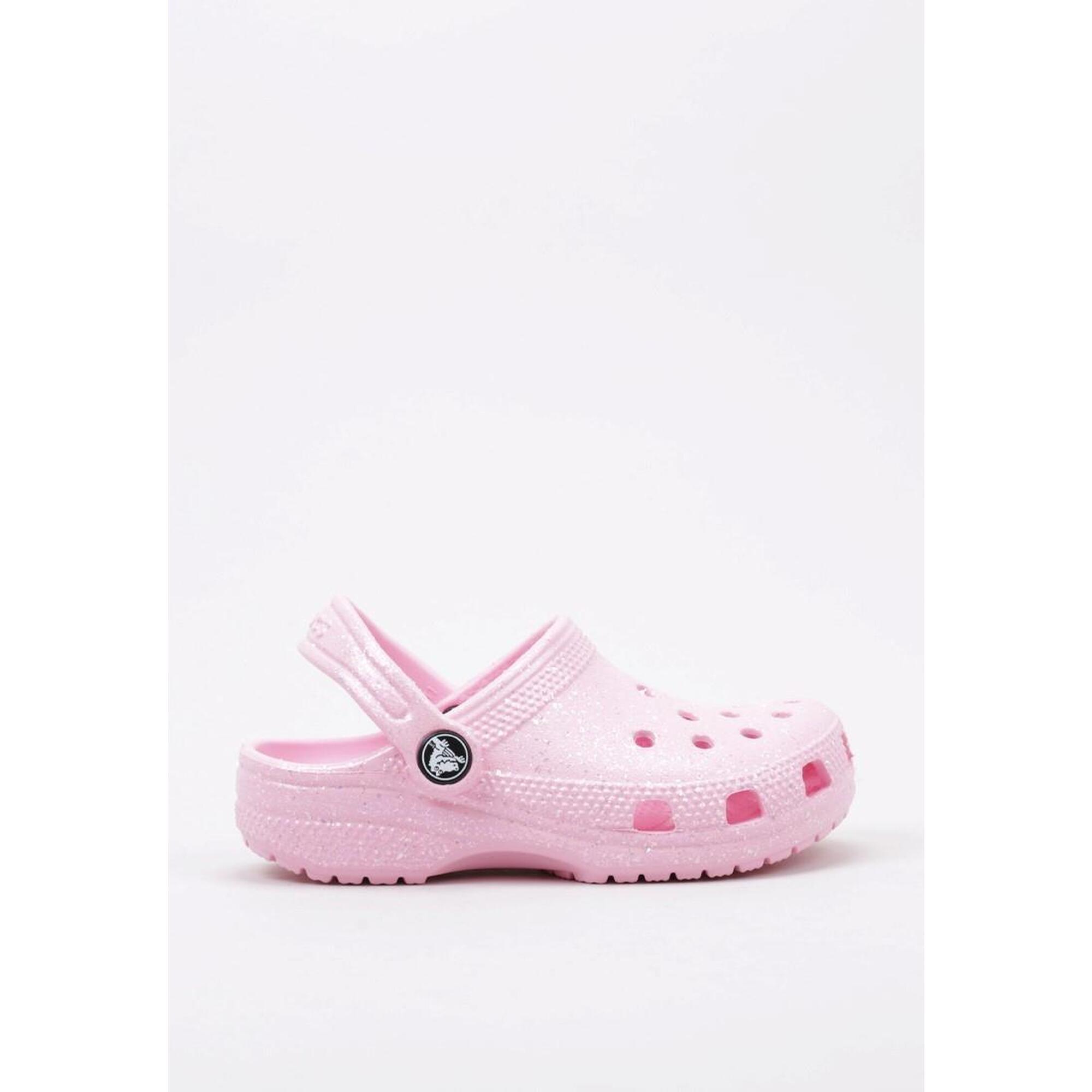 Chanclas zuecos Ni os Crocs Classic Glitter Clog Rosa Decathlon