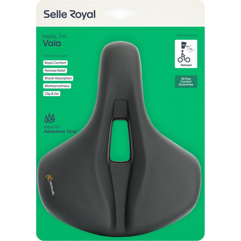 SELLE ROYAL Sella per bicicletta Vaia Unisex, Relaxed 250 x 213 mm