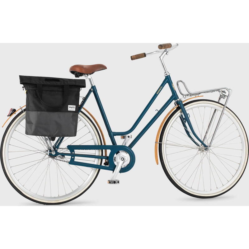 Alforja individual bicicleta urbana 20L Negra/Gris