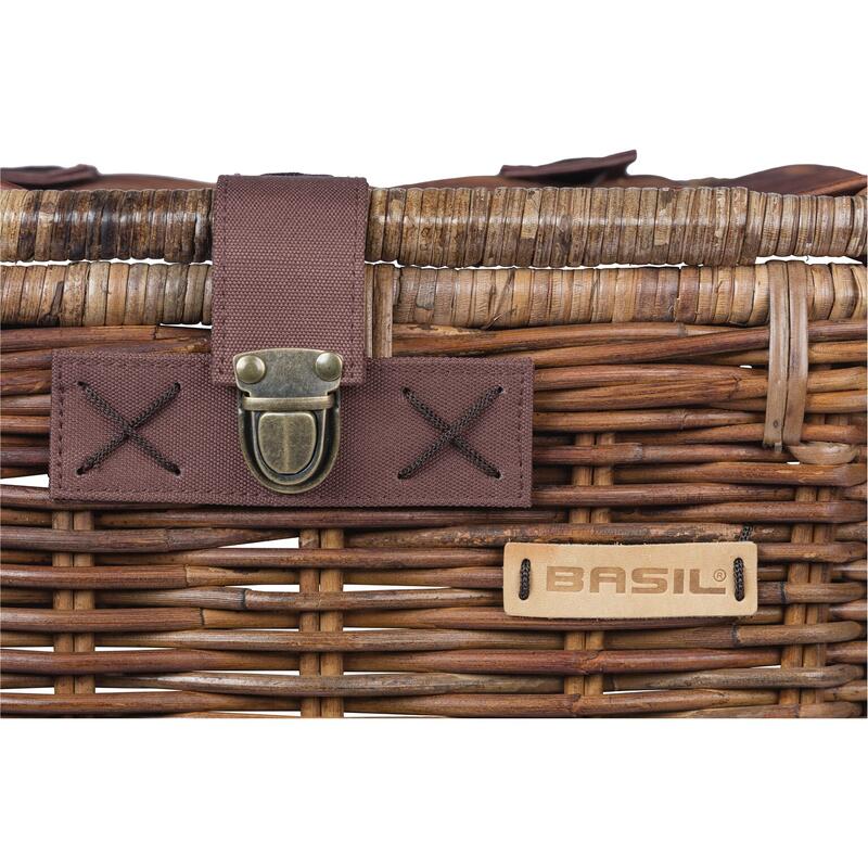 Panier À Vélo En Rotin Denton Small 35 X 24 X 20 Cm - Natural Brown