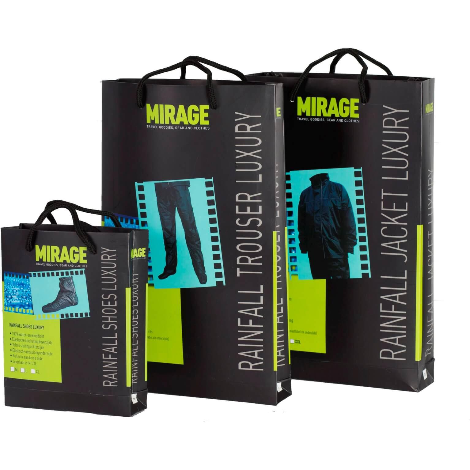 Veste de pluie Mirage S noire - 100% étanche et coupe-vent 5/5