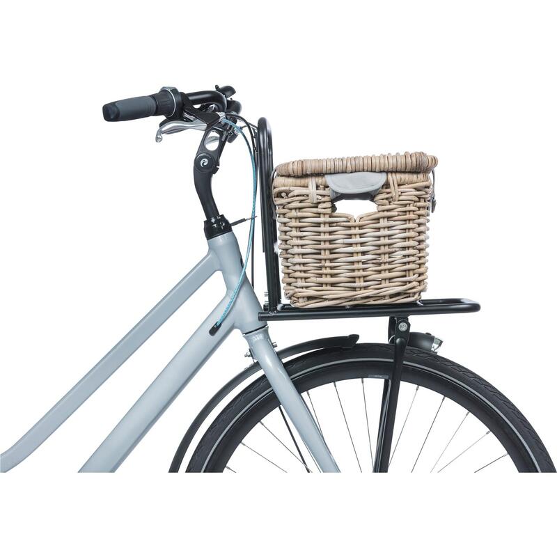 Basil panier à vélo Denton porte-bagages avant gris 24 litres - 13046