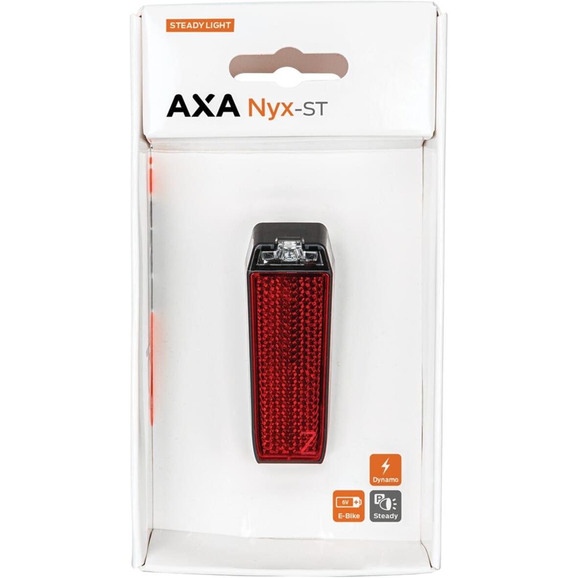 Axa Dynamo-Tr.-Rücklicht NYX schwarz mit Standlichtfunktion AXA NL ...