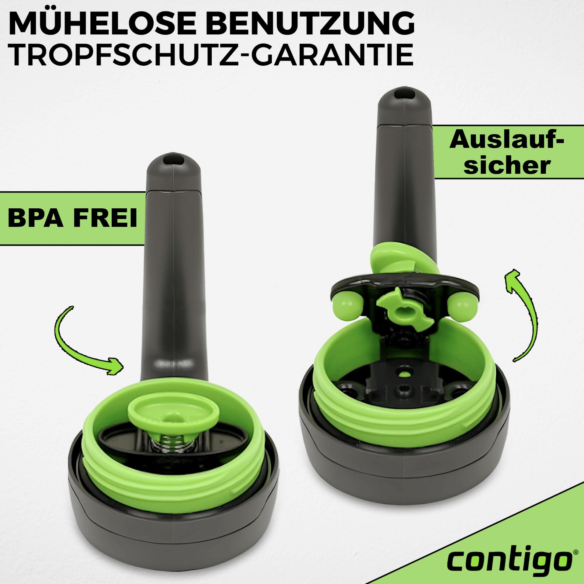 Thermobecher Contigo Edelstahl Becher 360 ML Auslaufsicher Isolierbecher 4/7