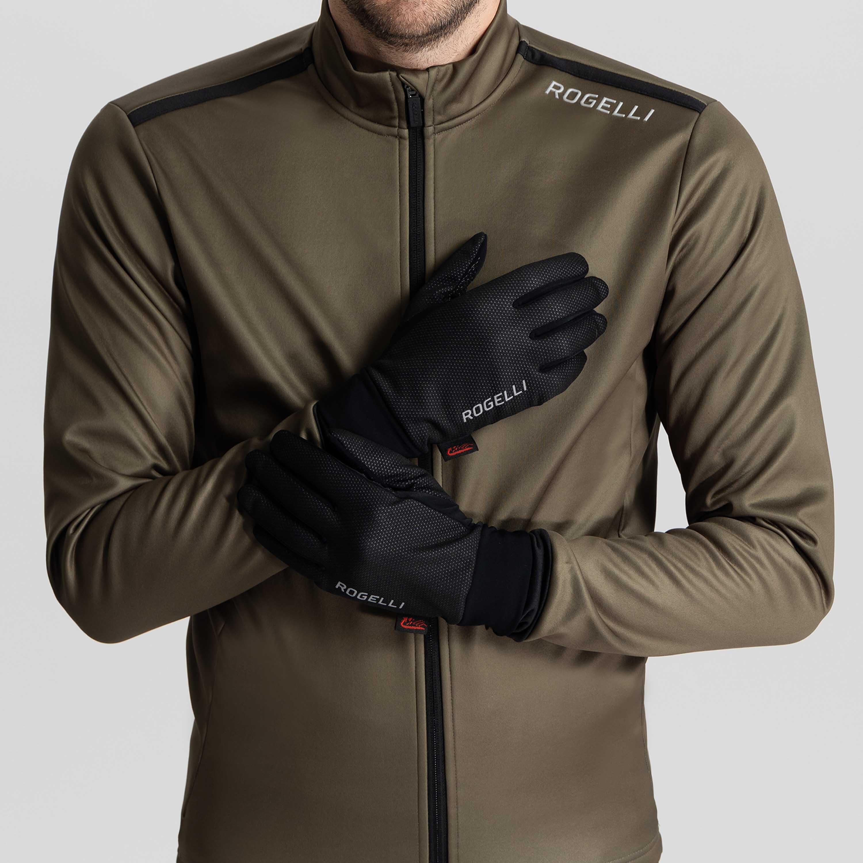 Fahrradhandschuhe Winter Herren Laval Schwarz 2/2