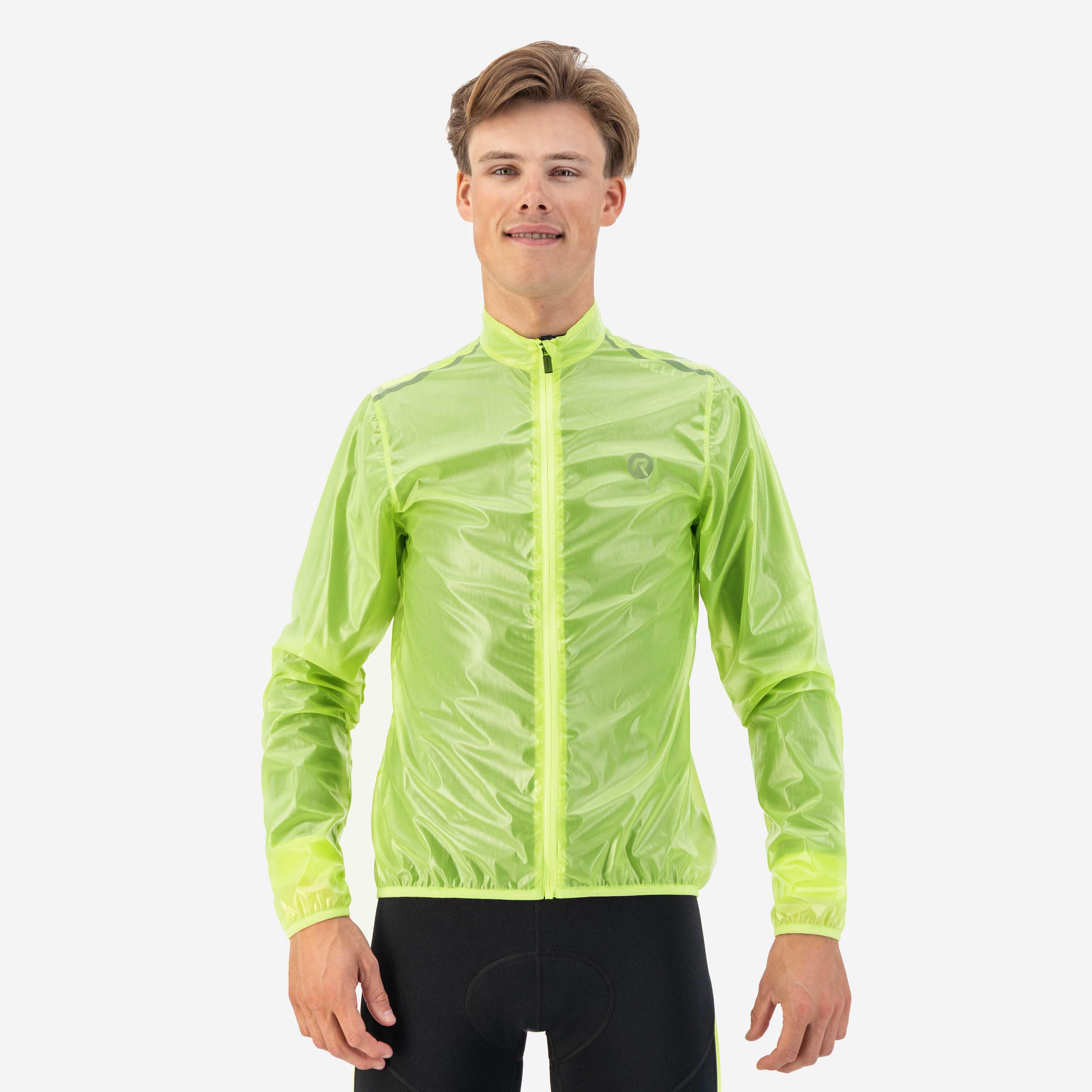 Rogelli - Veste Velo Pluie Vent Homme - Emergency - Veste - Jaune - 52 2xl - Decathlon