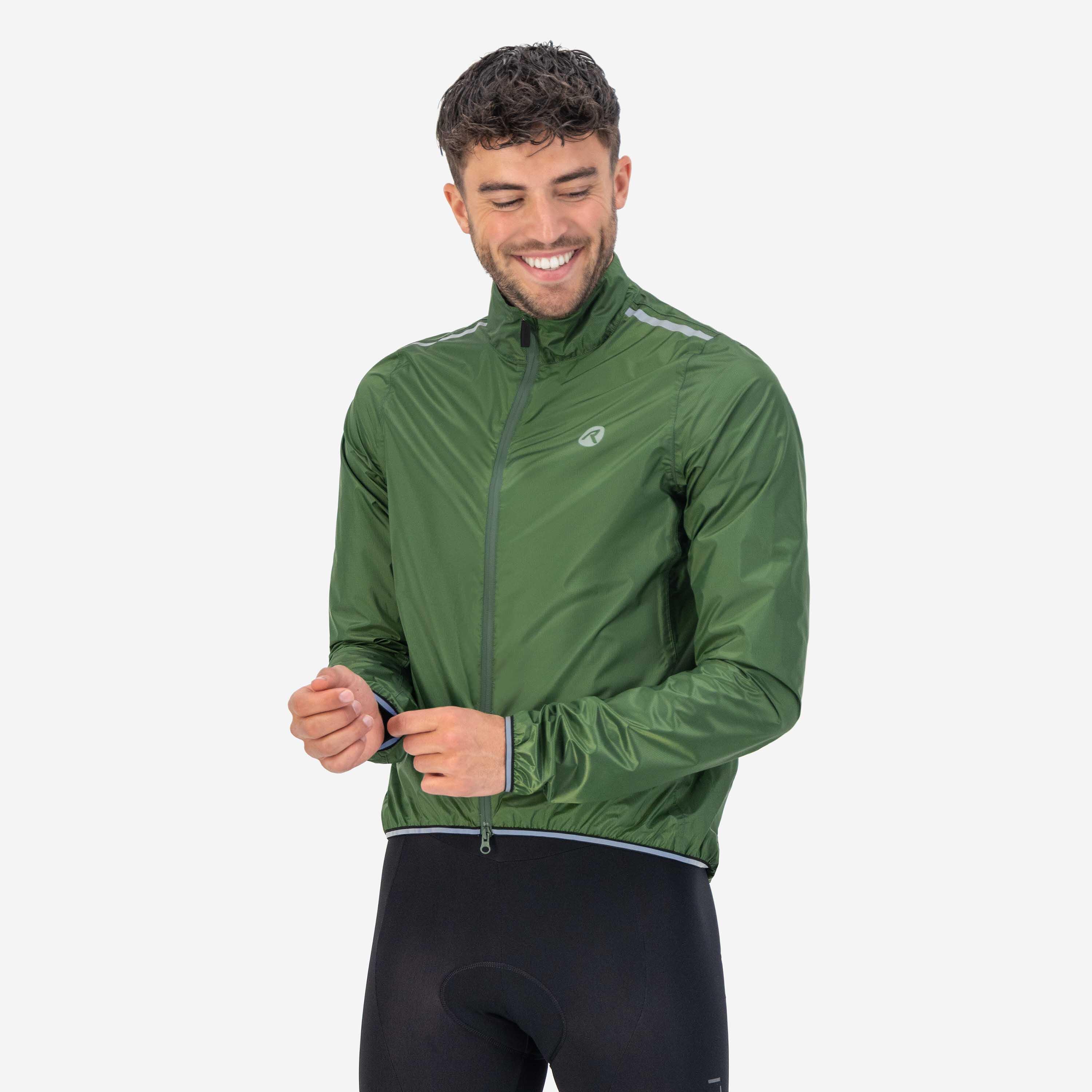 Rogelli - Veste Velo Pluie Vent Homme - Essential - Veste - Vert - 48 Xl - Decathlon