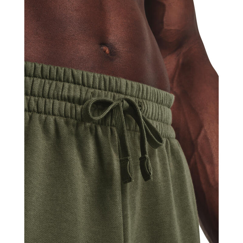 Pantalon Under Armour UA Rival Fleece, Vert, Hommes