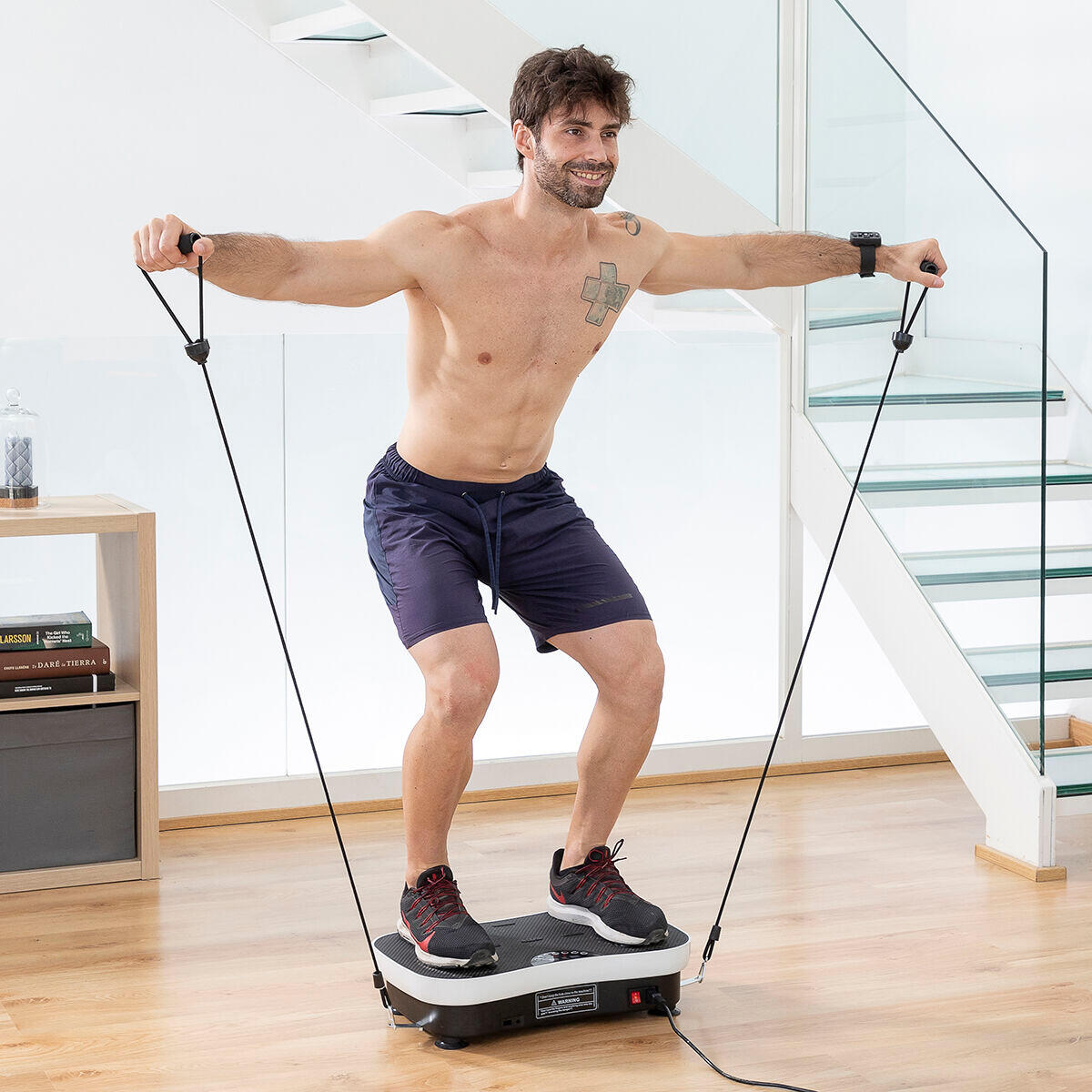 Plate-forme d'Entraînement par Vibrations avec Accessoires InnovaGoods 3/5