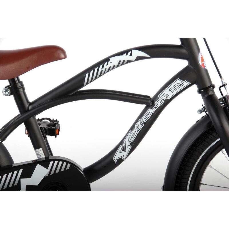 VOLARE BICYCLES Vélo enfant Black Cruiser 16 pouces