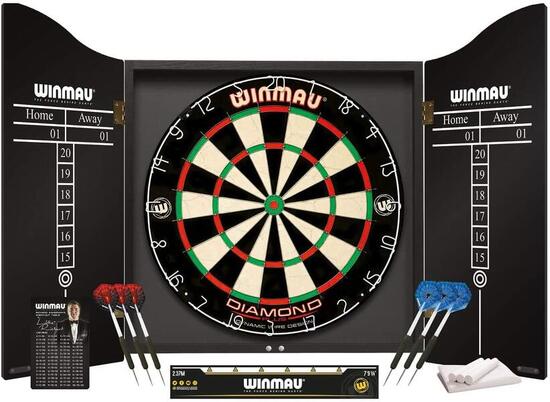 Winmau Xtreme dartbordset inclusief kast