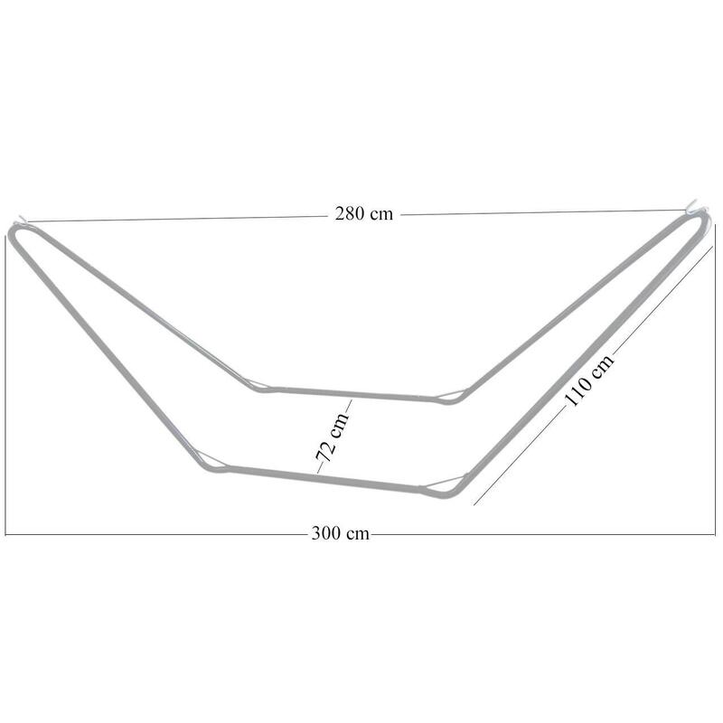 Suport hamac, max 100 kg, 280x72x110 cm, Viktor