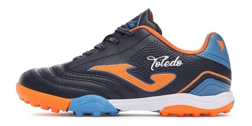 Scarpe calcio bambino Toledo TF, Dark Blue 3/6