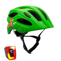 Casque de Vélo pour enfants de 6 à 12 ans | Vert Mignon| Certifié EN1078