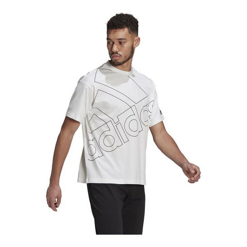 Maglia a Maniche Corte Uomo Adidas Giant Logo Bianco