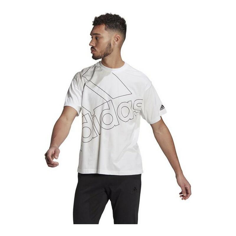 Maglia a Maniche Corte Uomo Adidas Giant Logo Bianco