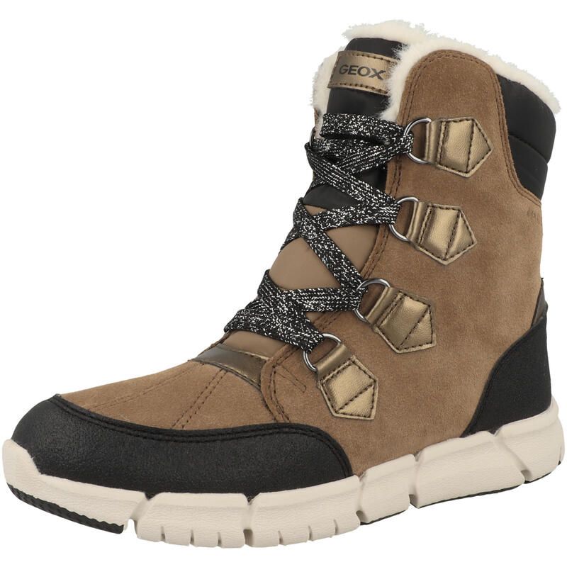 BOTA DE MONTAÑA Senderismo Niños Geox J FLEXYPER GIRL B AB Marrón