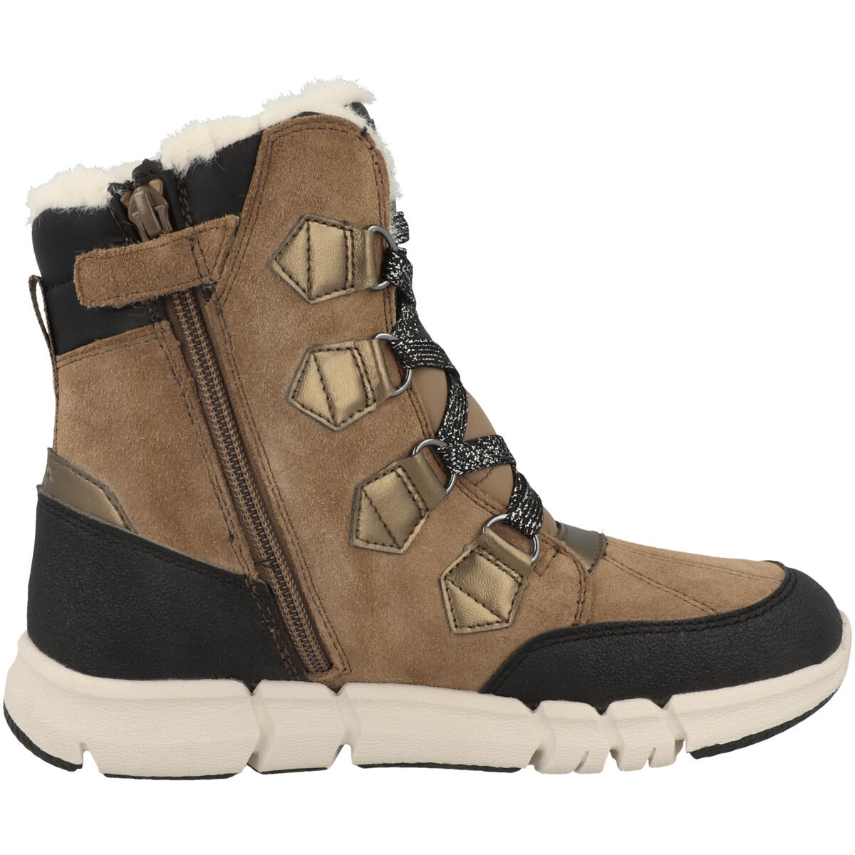BOTA DE MONTAÑA Senderismo Niños Geox J FLEXYPER GIRL B AB Marrón 3/5