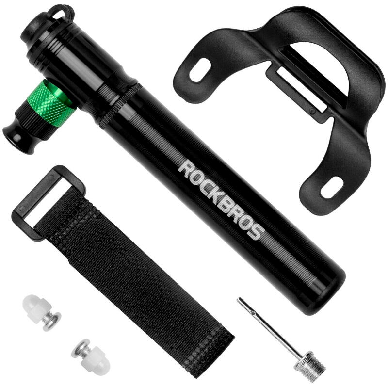Pompka rowerowa 2w1 CO2 ręczna Rockbros RB232 aluminiowa