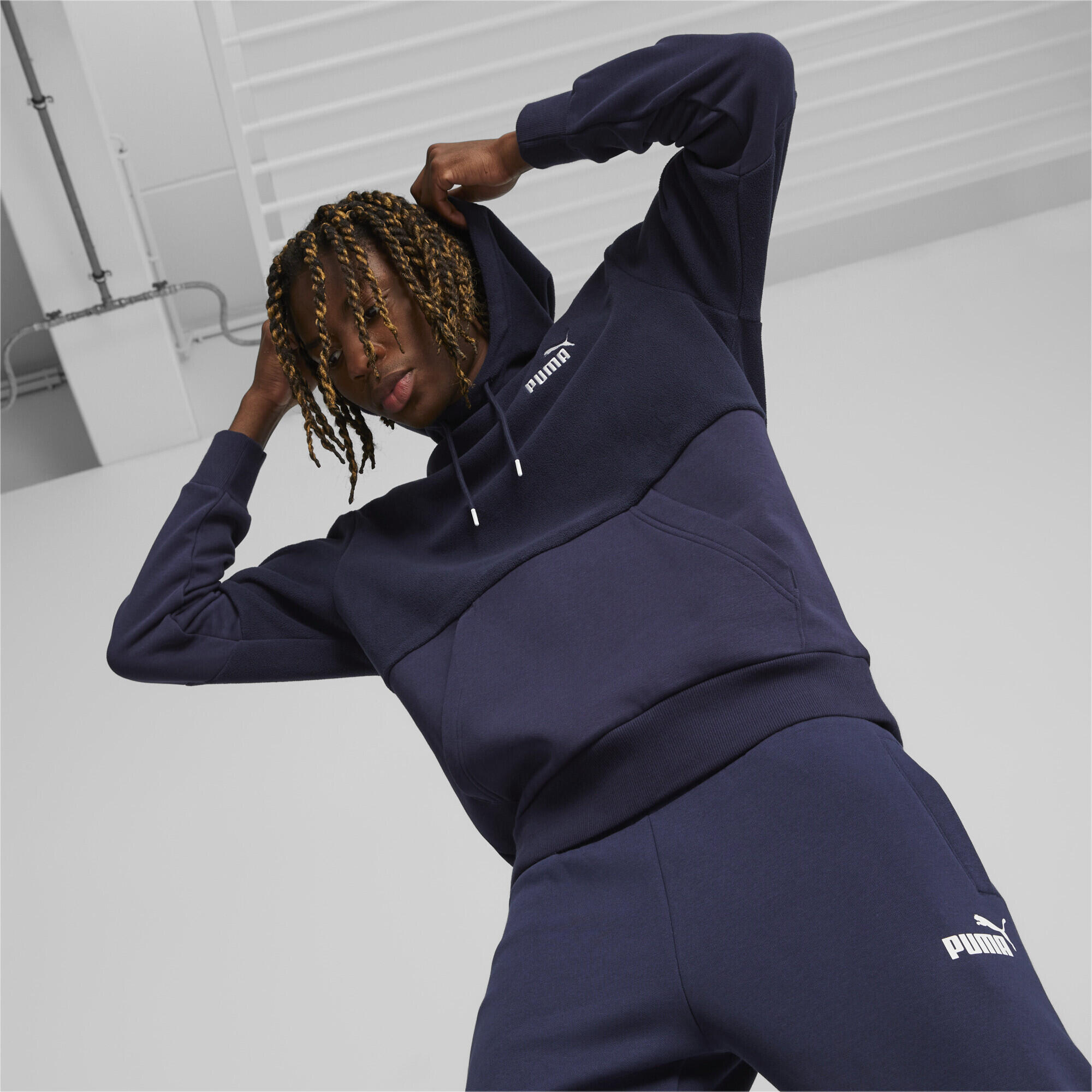 Hoodie d’hiver PUMA POWER Homme PUMA Navy Blue 2/6