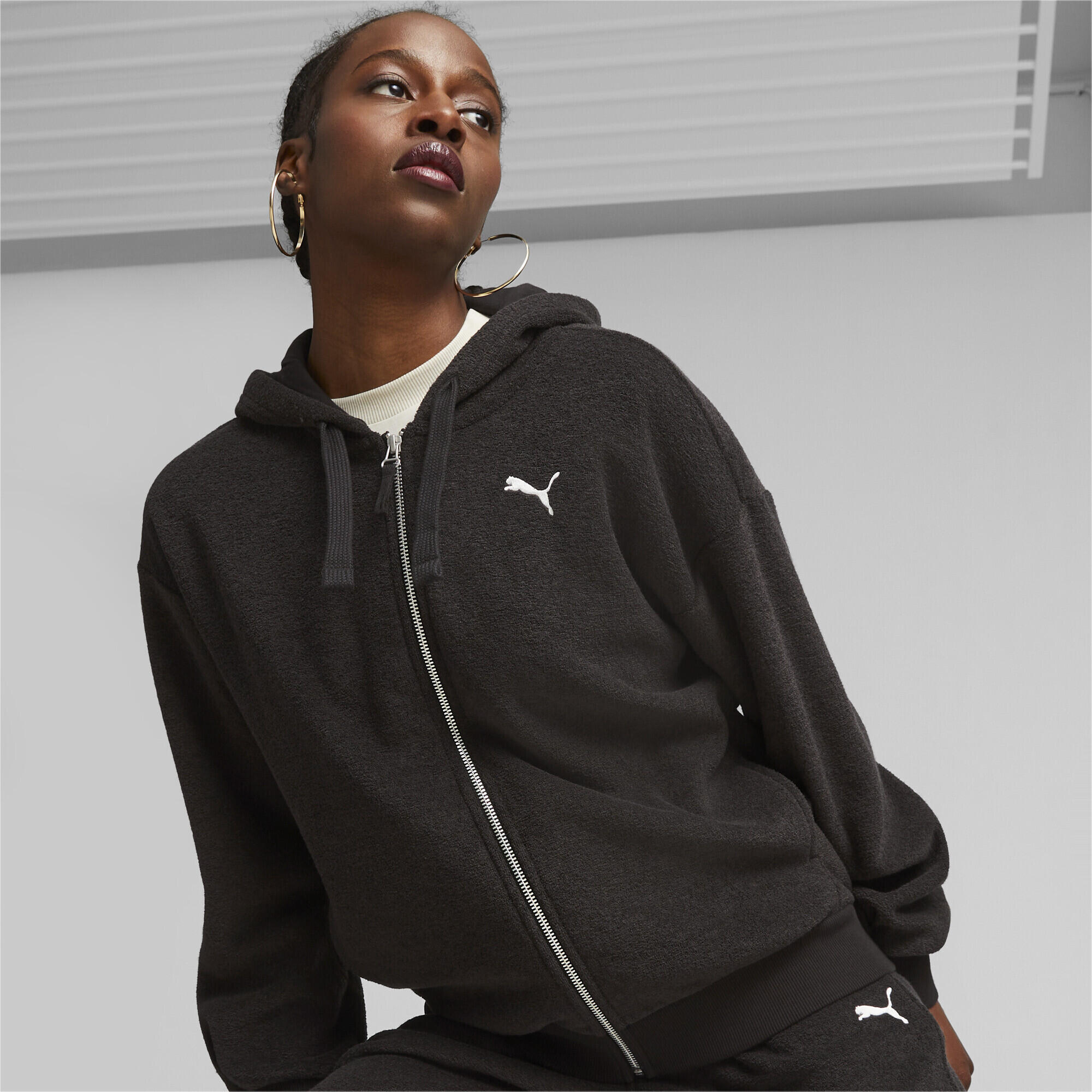 Hoodie d'hiver HER PUMA Black 2/6