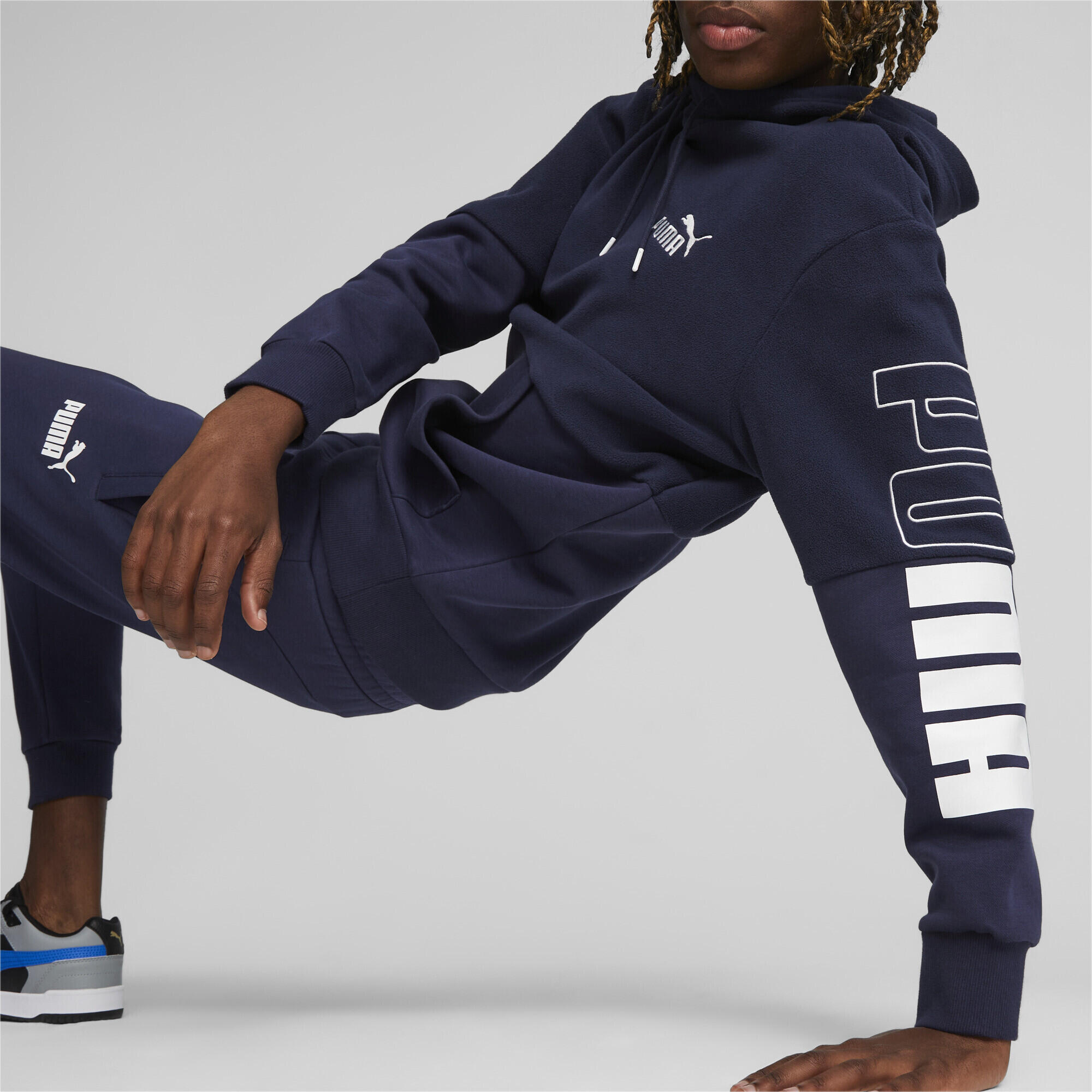 Hoodie d’hiver PUMA POWER Homme PUMA Navy Blue 5/6