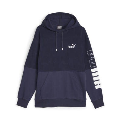 Felpa con cappuccio invernale PUMA POWER da uomo PUMA Navy Blue